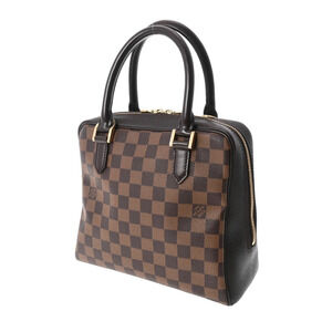 Louis Vuitton Damier Brera Canvas Handbag Brown